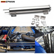EPMAN Polished SS304 Radiator Overflow Tank Bottle Catch Can 22.6OZ 32OZ 34OZ Car Modification Radiator Cooling EPYX9610 EPYX9611 EPYX9612